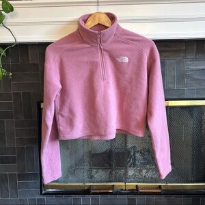 The North Face Cropped Quarter Zip Fleece